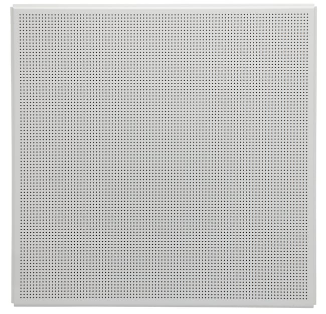 BANDEJA TECHO ACÚSTICO MÓDENA PERFORADO ESCALONADO E24 60X60 CM - 1