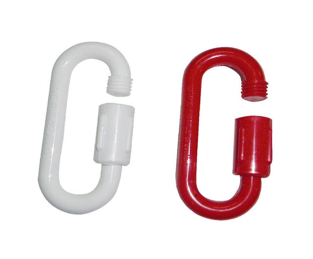 ESLABON POLIETILENO BLANCO Y ROJO. 2 UDS