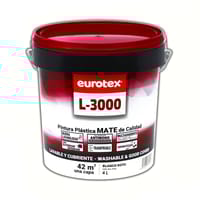 PINTURA PLASTICA BLANCO ROTO MATE 4L L3000 - 1