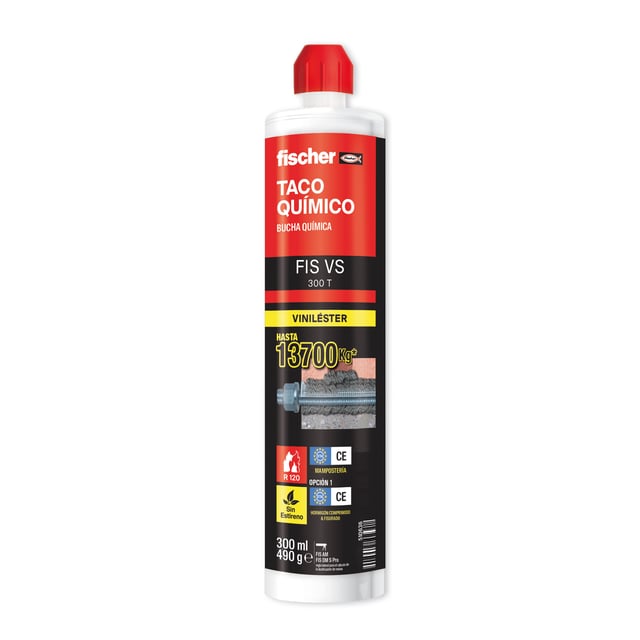 ANCLAJE QUIMICO VINILESTER FIS VS 300 T 300 ML FISCHER