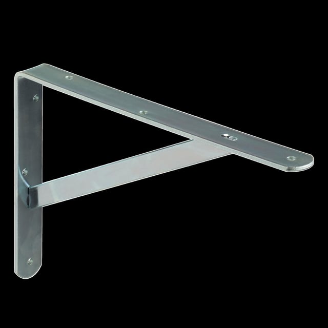 ESCUADRA METALICA PARA BALDA REFORZADA DOLMEN PLATA 200 X 300 MM