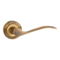 JUEGO DE MANILLA ROSETA LATON BRONCE  MOD 1152 - 1