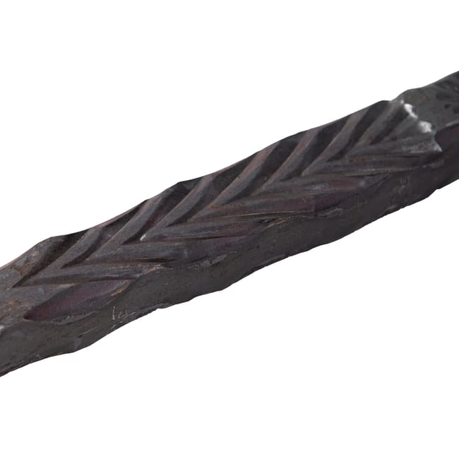 BARRA DE HIERRO DECORATIVA ESPIGA 1200X25X25MM - 1