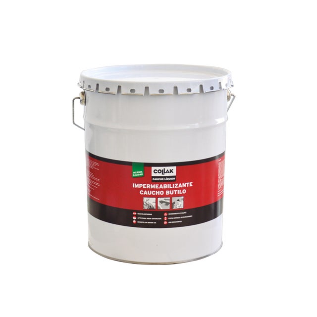 IMPERMEABILIZANTE ANTIGOTERAS DE CAUCHO  COLLAK 24KG NEGRO