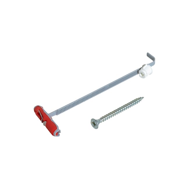 TACO NYLON PARA MATERIAL HUECO CON TORNILLO DIÁMETRO 5MM LONGITUD 70MM FISCHER TACO DE VUELCO 6UDS - 1