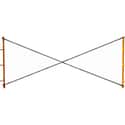 CRUCETA DE ACERO PARA ANDAMIO 2M - 1