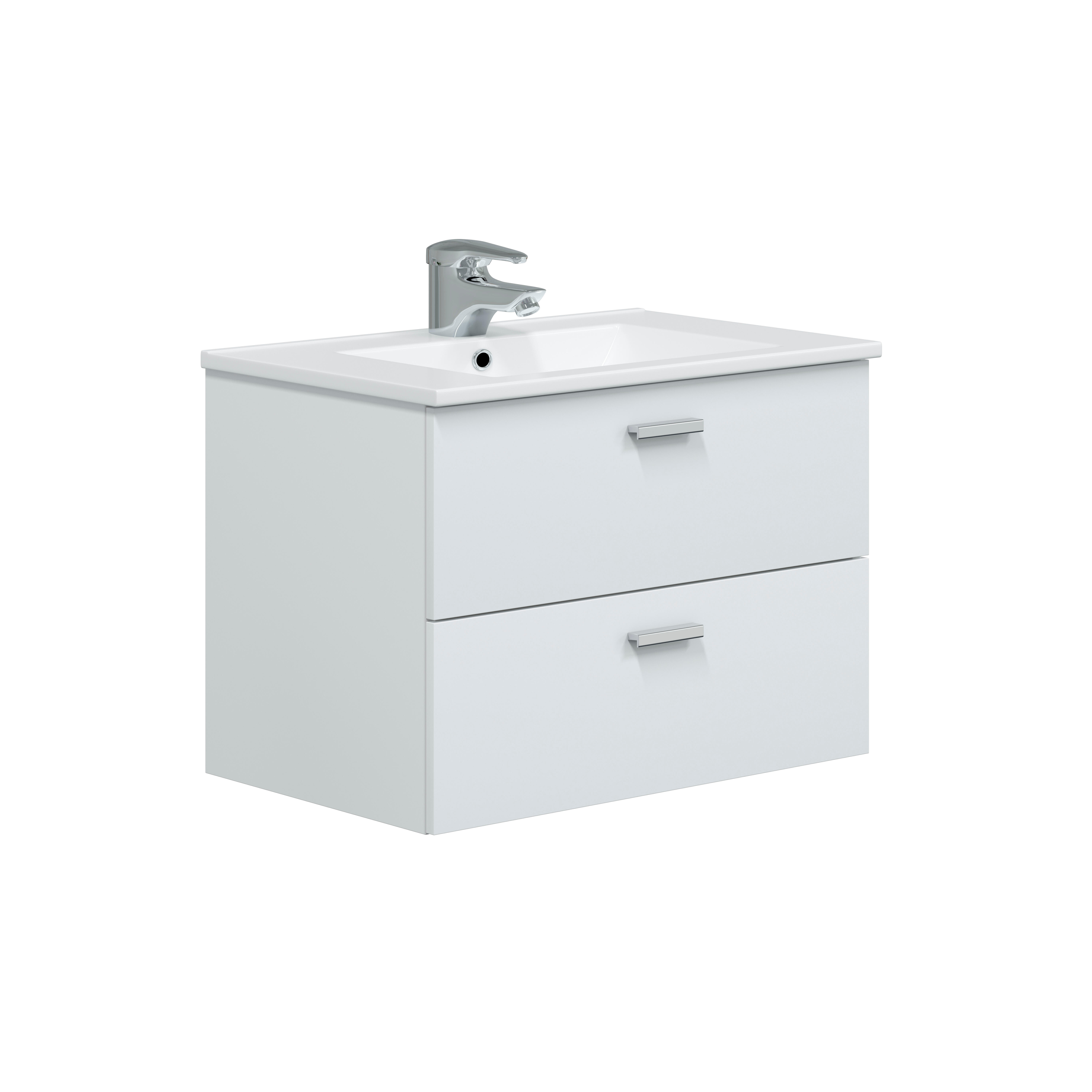 MUEBLE DE BAÑO ECO BLANCO 70X45CM 2 CAJONES - 2