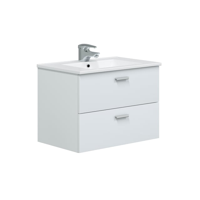 MUEBLE DE BAÑO ECO BLANCO 70X45CM 2 CAJONES
