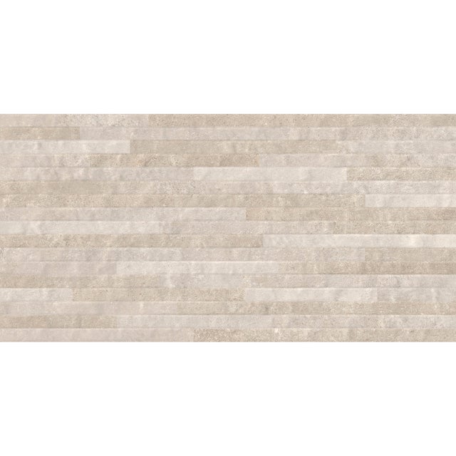 AZULEJO PASTA ROJA 25X50CM ALANGE DECOR BEIGE