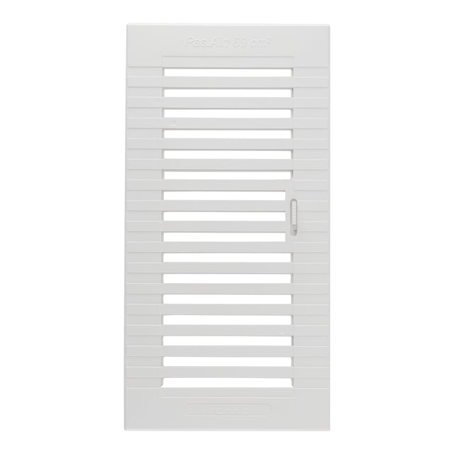 REJILLA DE VENTILACION EMPOTRABLE REGULABLE PLASTICO 13.3 X 26 CM