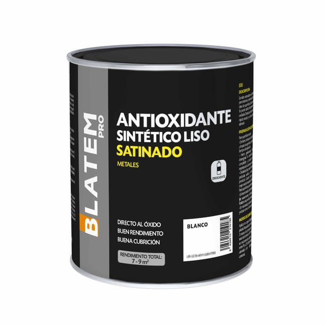ESMALTE SINTETICO ANTIOXIDANTE SATINADO 750ML BLANCO - 1