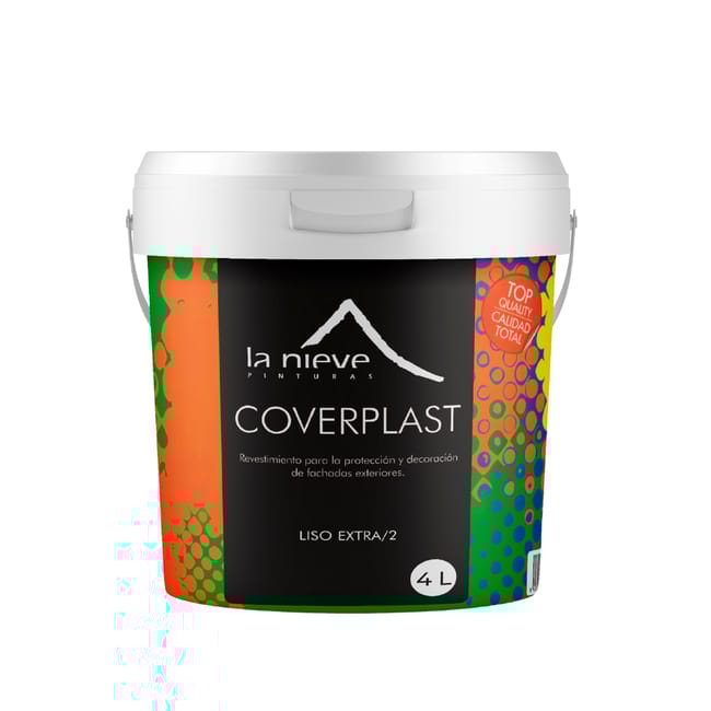 REVESTIMIENTO FACHADA MATE COVERPLAST 4L BLANCO - 1