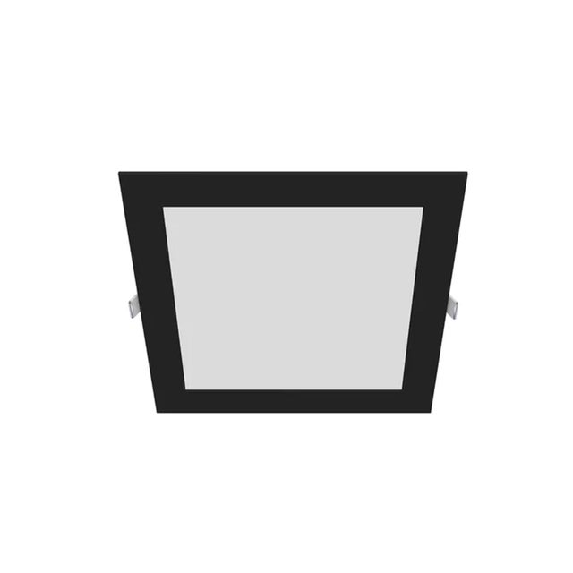 DOWNLIGHT LED EMPOTRAR CUADRADO NEGRO 18W CCT