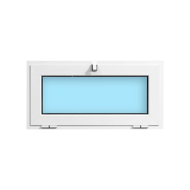 VENTANA ALUMINIO PRACTICABLE GOLPETE  BLANCA 90X45CM