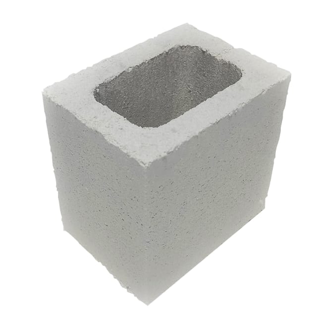 BLOQUE MEDIO LISO HIDRÓFUGO  BLANCO 20X15X20 CM - 1