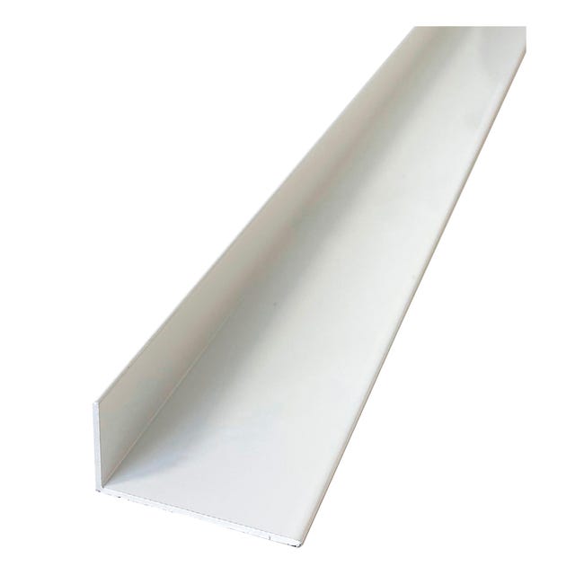 ANGULO ALUMINIO LACADO BLANCO 25X25X1,3MM 2,6M - 1