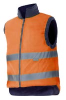 CHALECO MULTIBOLSILLOS ACOLCHADO ALTA VISIBILIDAD NARANJA TALLA M VELILLA 148 - 2