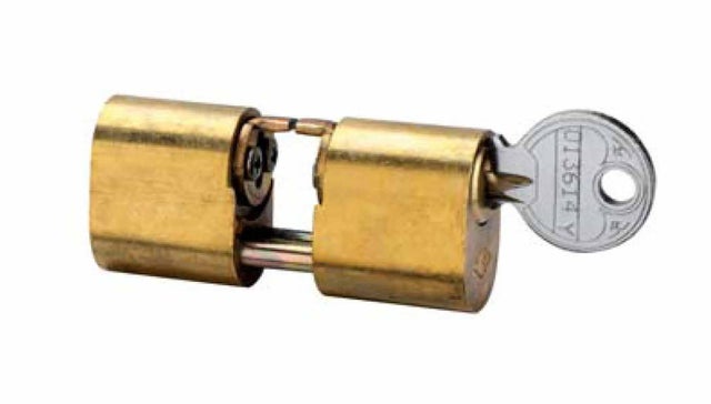 CILINDRO BOMBIN OVALADO 5961 25 X 25 MM LATON PARA CERRADURA 1961 CVL   