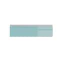 FRENTE CAJÓN PARA MUEBLE DE COCINA ALICANTE AGUAMARINA BRILLO PET 20X80CM - 1