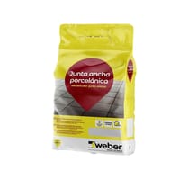 CEMENTO JUNTA ANCHA WEBER 5KG CHOCOLATE - 1
