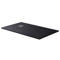 PLATO DE DUCHA RESINA RECTANGULAR NEGRO 70X100X3CM - 3