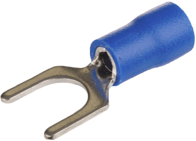 50 UD TERMINAL HORQUILLA AZUL 2.5 / 5 MM - 1