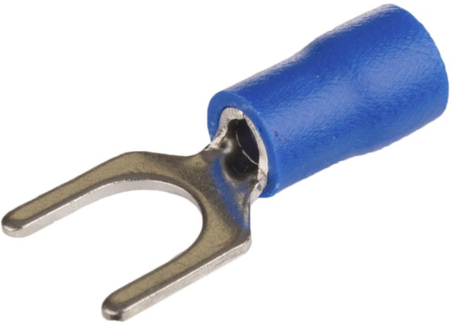 50 UD TERMINAL HORQUILLA AZUL 2.5/5MM
