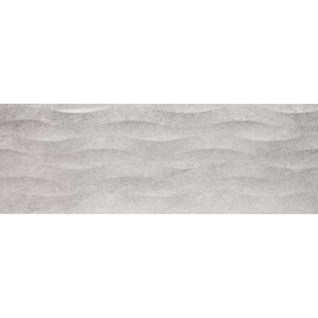 AZULEJO PASTA BLANCA 30X90CM BURDEOS DECOR GRIS - 1