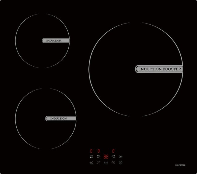 PLACA INDUCCION 3 ZONAS CONFORTEC CFH6233IND