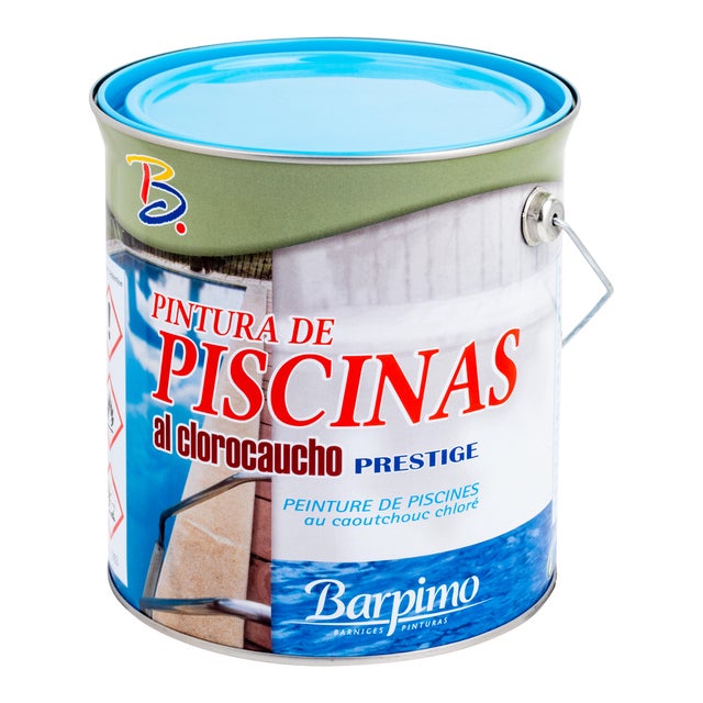 PINTURA PISCINAS AL CLOROCAUCHO BARPIMO 15L AZUL INTENSO