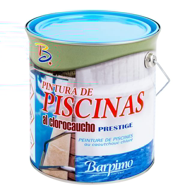 PINTURA PISCINAS AL CLOROCAUCHO BARPIMO 15L AZUL INTENSO - 1