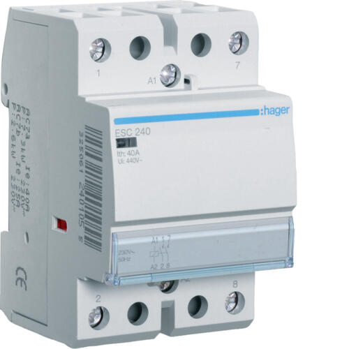 CONTACTOR MODULAR 2NA 40A HAGER