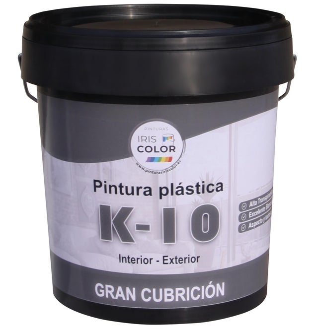 PINTURA PLASTICA BLANCA MATE 4L K-10