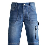 PANTALÓN CORTO DE TRABAJO MULTIBOLSILLOS DENIM TALLA 3XL KAPRIOL 36089 - 1