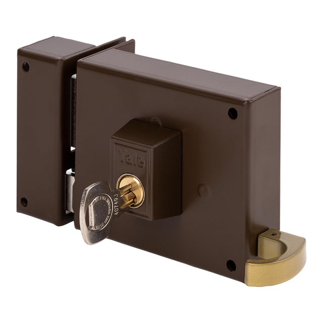 CERRADURA SOBREPONER 100  MM. PINTADA 125 A IZQUIERDA YALE