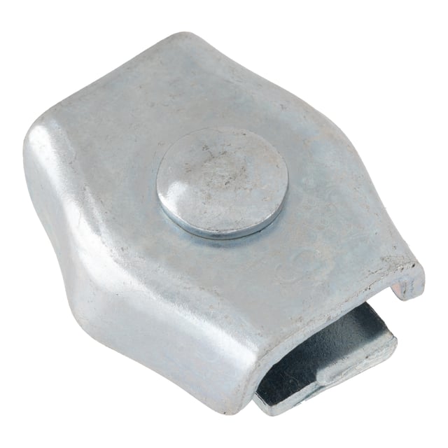 SUJETACABLE PLANOS SIMPLE GALVANIZADO 6 MM. 4 UDS