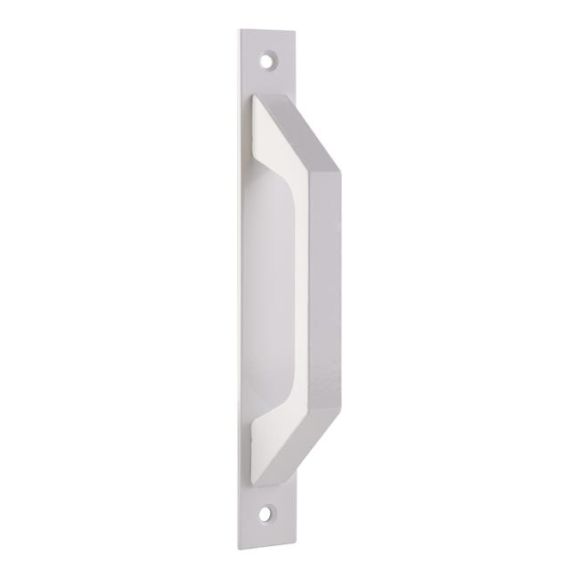 ASA TIRADOR DE ALUMINIO CON PLACA BLANCO - 1