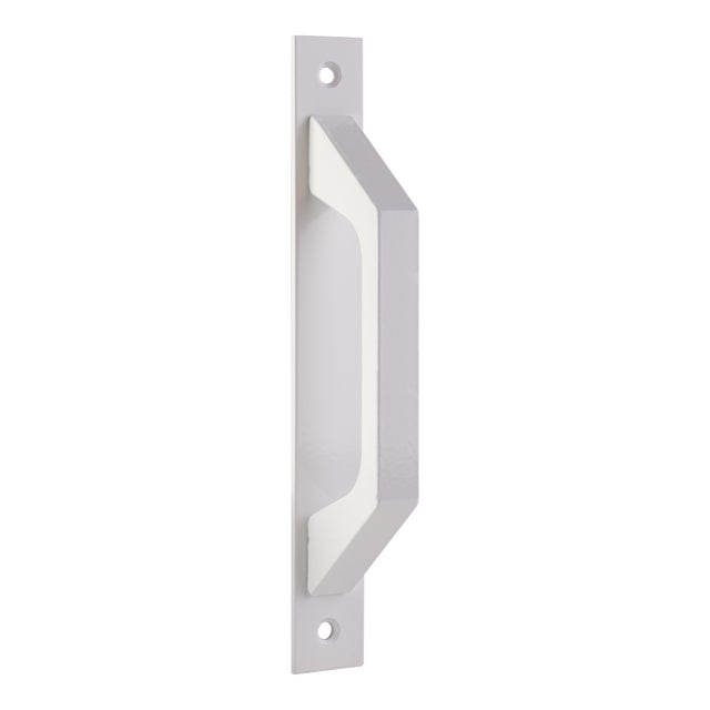 ASA TIRADOR DE ALUMINIO CON PLACA BLANCO
