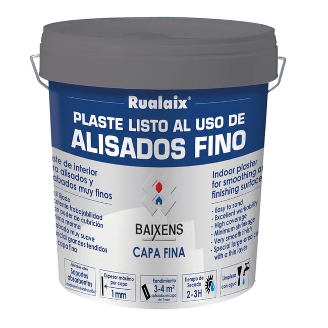 MASILLA EN PASTA CAPA FINA 5KG ALISADOS FINOS - 1