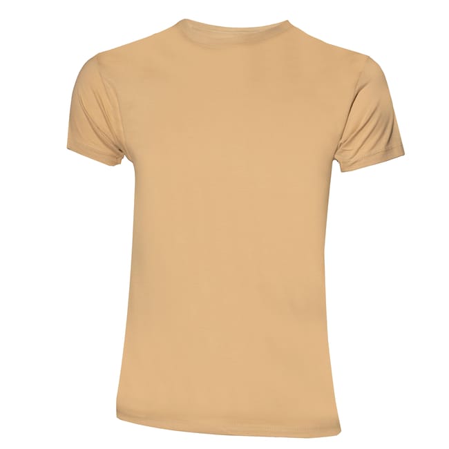 CAMISETA BEIGE MANGA CORTA ALGODÓN TALLA L VELILLA TS155OB - 1