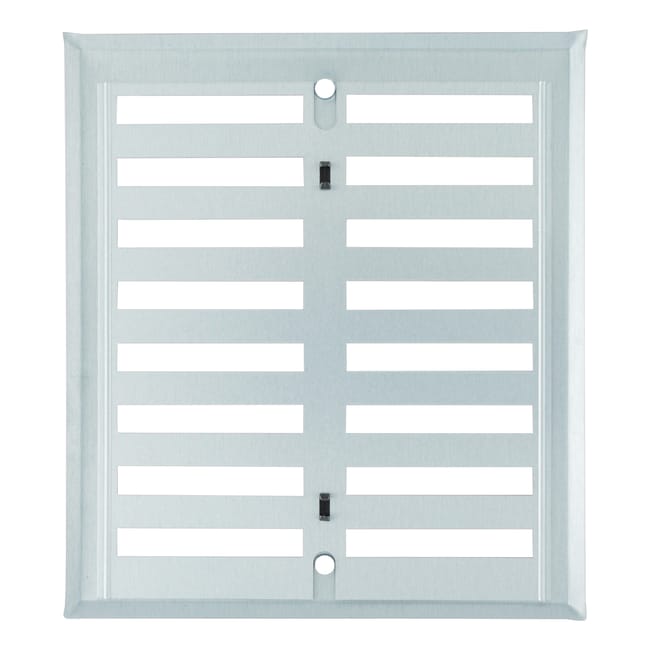 REJILLA DE VENTILACION REGULABLE ALUMINIO 17 X 19 CM - 1