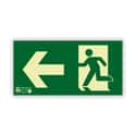 SEÑAL FOTOLUMINISCENTE SALIDA EMERGENCIA IZQUIERDA 1UD - 1