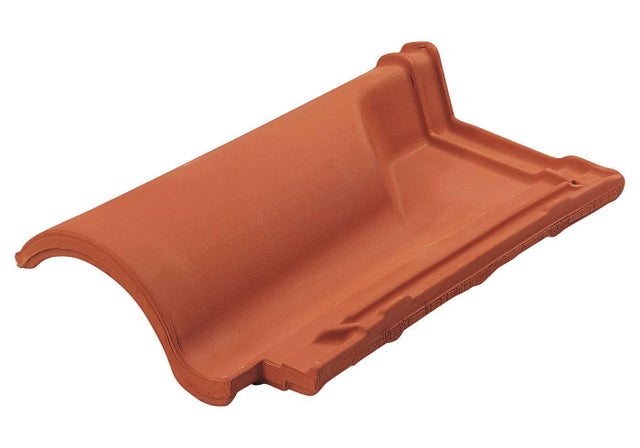 TEJA CERAMICA DE VENTILACIÓN PEQUEÑA ROJO