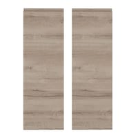 KIT 2 PUERTAS PARA MUEBLE DE COCINA LUGO ROBLE CLARO MATE AGLOMERADO 90X58CM - 1