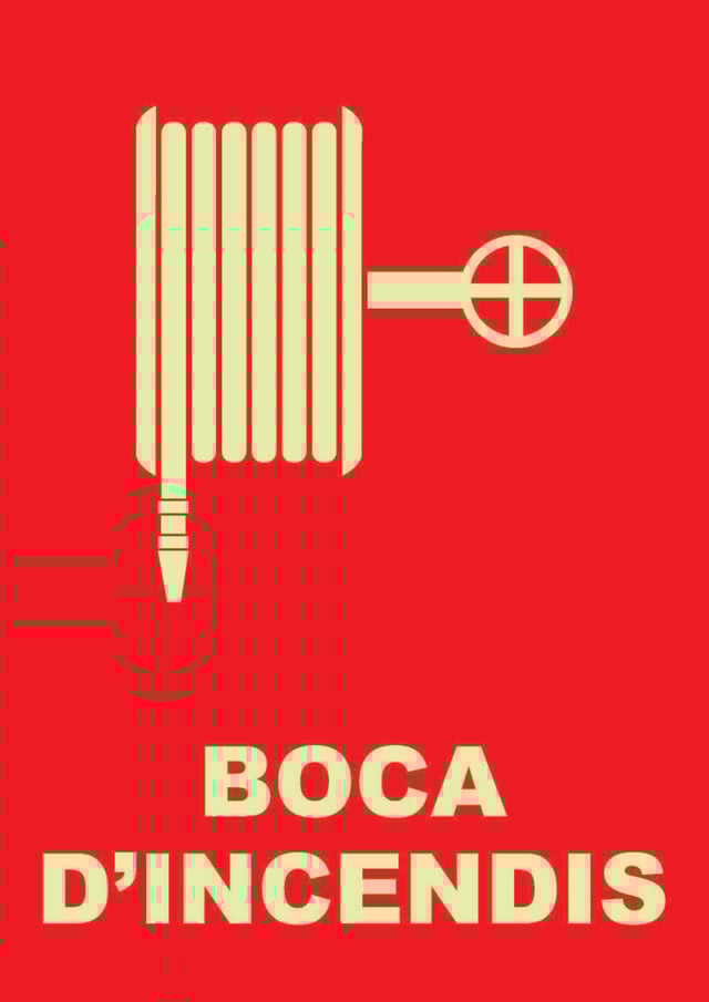 SEÑAL FOTOLUMINISCENTE BOCA D'INCENDIS 1UD
