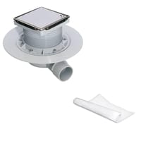 KIT PLATO DUCHA SUMIDERO INOX GEOTEXTIL 1.5X2M JIMTEN - 1