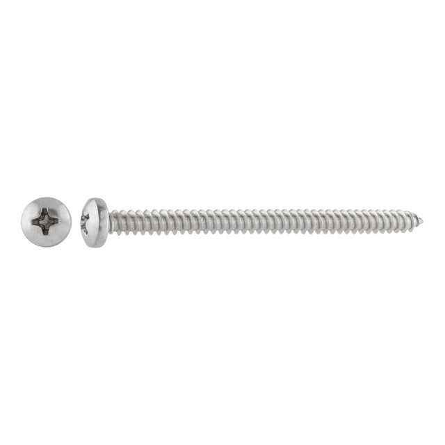 TORNILLOS PARA METAL ROSCA CHAPA INOX 4,8X70MM. 100UDS