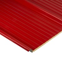 PANEL SÁNDWICH  3 GRECAS ROJO/BLANCO 3 CM 3X1 M - 1