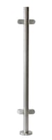POSTE CENTRAL ACERO INOXIDABLE PARA CRISTAL - 1