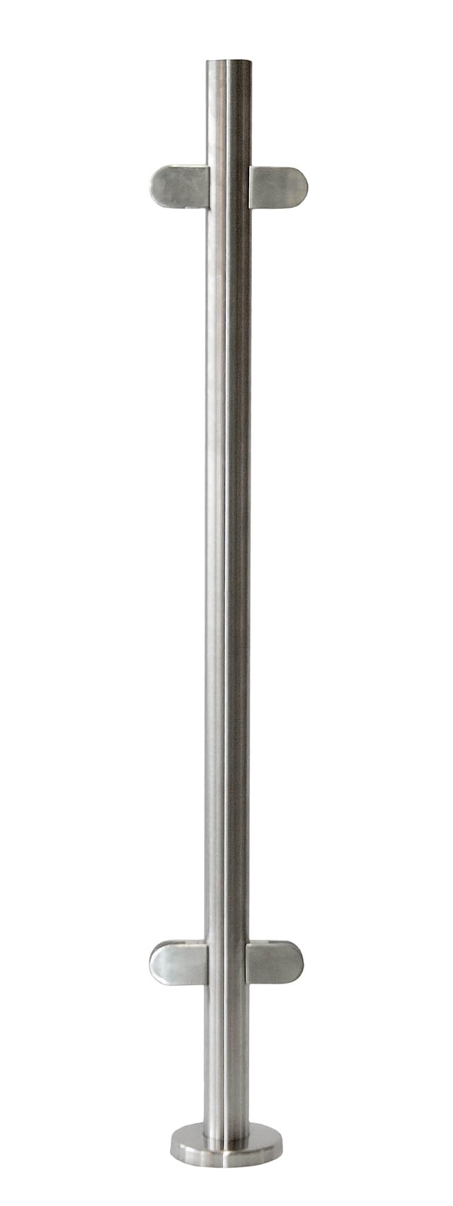 POSTE CENTRAL ACERO INOXIDABLE PARA CRISTAL